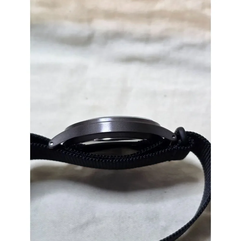 Ironway 41mm Military Field Watch, Black Dial, Japanese Quartz (New w/ ABS Case)